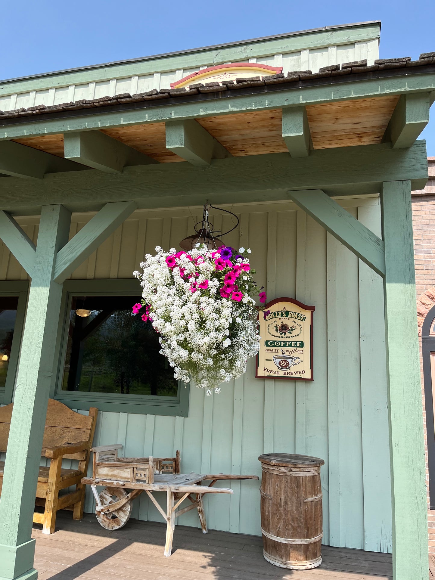 Holy Cow Hanging Basket